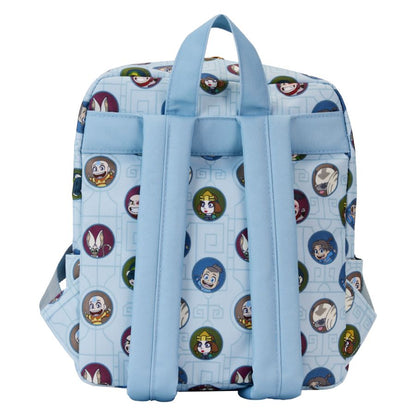 Loungefly Avatar: The Last Airbender All Over Print Square Nylon Mini Backpack