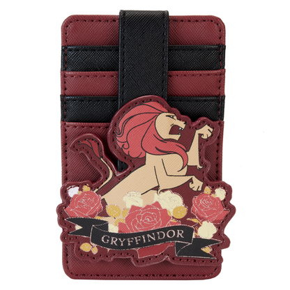 Loungefly Harry Potter Gryffindor House Floral Tattoo Cardholder