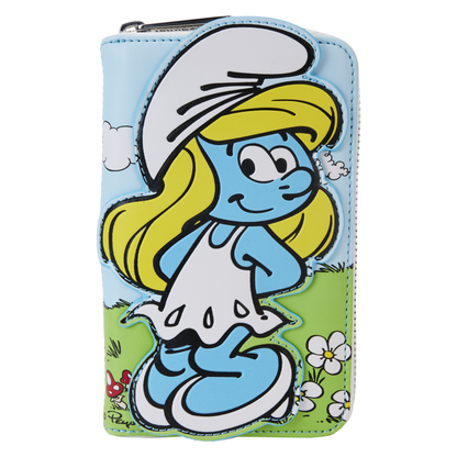 Loungefly Smurfs Smurfette Cosplay Zip Around Wallet