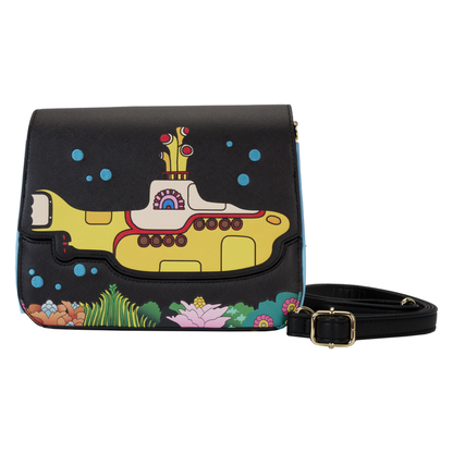 Loungefly The Beatles Yellow Submarine Flap Pocket Crossbody