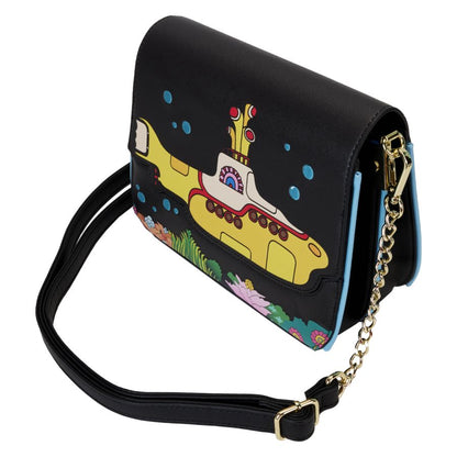 Loungefly The Beatles Yellow Submarine Flap Pocket Crossbody