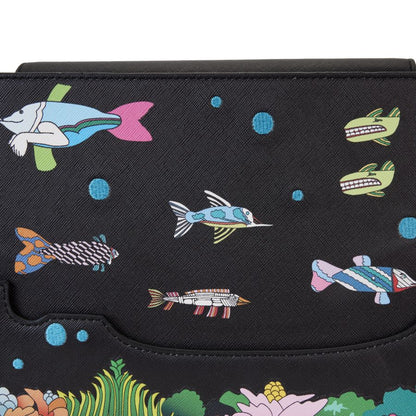 Loungefly The Beatles Yellow Submarine Flap Pocket Crossbody