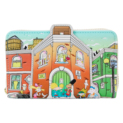 Loungefly Hey Arnold House Zip Around Wallet