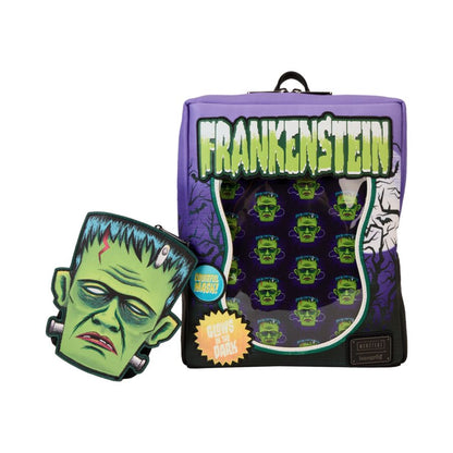 Loungefly Universal Monsters Frankenstein Neon Mask Mini Backpack