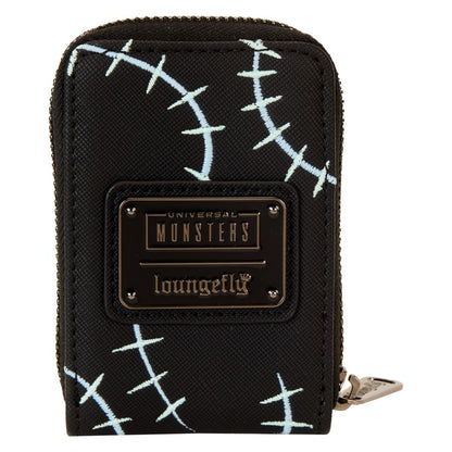 Loungefly Universal Monsters Bride of Frankenstein Neon Mask Zip Wallet