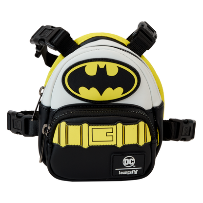 Loungefly DC Comics Batman: 85th Anniversary Mini Backpack Harness (Small)
