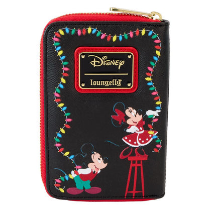 Loungefly Disney Donald wrapped in Lights Zip Wallet