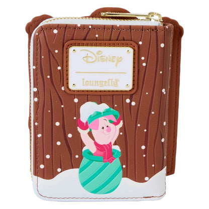 Loungefly Winnie the Pooh Pooh & Friends Holiday Scene Zip Wallet