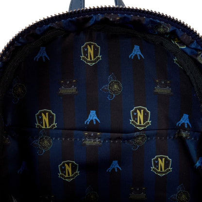 Loungefly Wednesday (TV) Nevermore Academy Mini Backpack