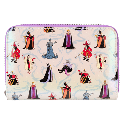 Loungefly Disney Villans Iridescent Zip Wallet