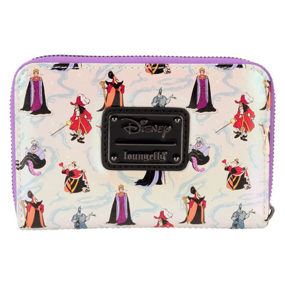 Loungefly Disney Villans Iridescent Zip Wallet