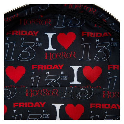 Loungefly I Heart Horror Friday the 13th Mini Backpack