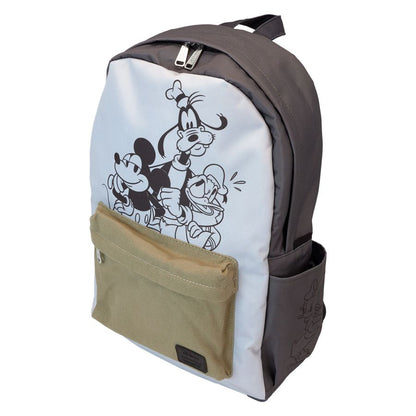 Loungefly Mickey & Friends Canvas & Nylon Full Size Backpack