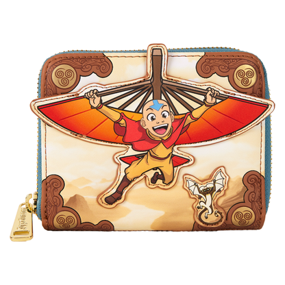 Loungefly Avatar: The Last Airbender Aang Gliding Zip Around Wallet