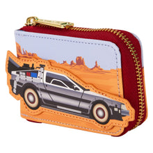 Loungefly Back to the Future 40th Anniversary Delorean Accordion Wallet