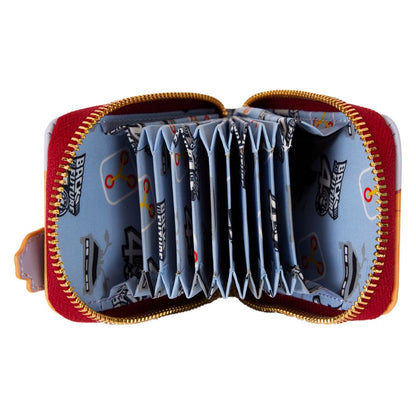 Loungefly Back to the Future 40th Anniversary Delorean Accordion Wallet