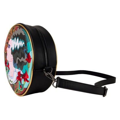 Loungefly Universal Monsters The Bride of Frankenstein Stained Glass Crossbody Bag