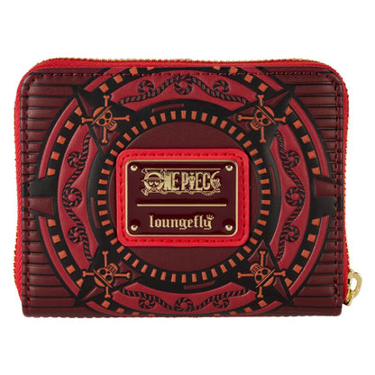 Loungefly One Piece Luffy Compass Zip Around Wallet