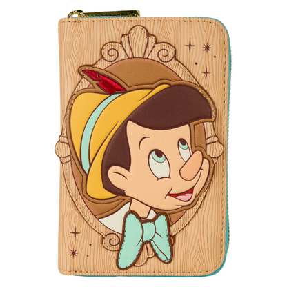 Loungefly Pinocchio Portrait Zip Around Wallet