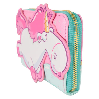 Loungefly Minions Fluffy Unicorn Zip Around Wallet