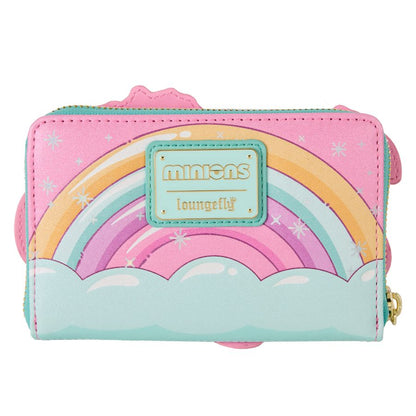 Loungefly Minions Fluffy Unicorn Zip Around Wallet