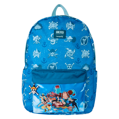 Loungefly One Piece All Over Print Nylon Full Size Backpack