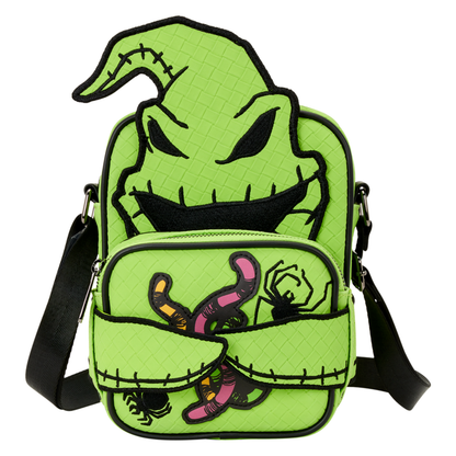 Loungefly The Nightmare Before Christmas Oogie Boogie Glow Crossbuddies Bag with Coin Bag