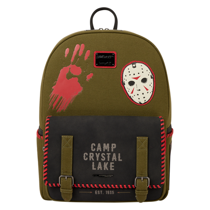 Loungefly Friday The 13th Camp Crystal Lake Glow Full Size Backpack