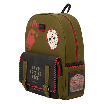 Loungefly Friday The 13th Camp Crystal Lake Glow Full Size Backpack