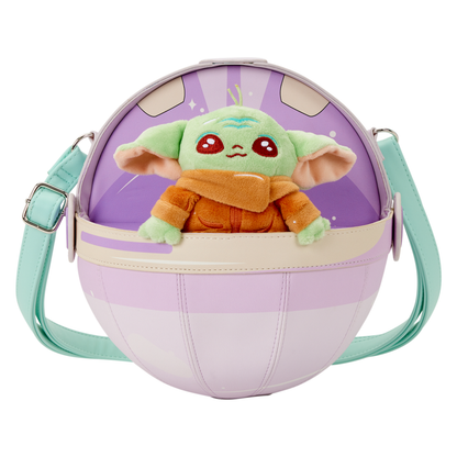 Loungefly Star Wars: Mandalorian Grogu Figural Plush Crossbody Bag