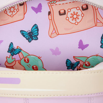 Loungefly Star Wars: Mandalorian Grogu Figural Plush Crossbody Bag