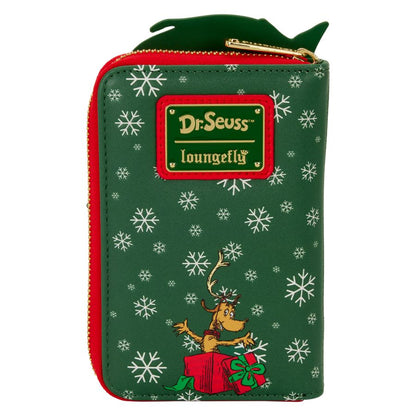 Loungefly Dr. Seuss Grinch Holiday Zip Around Wallet