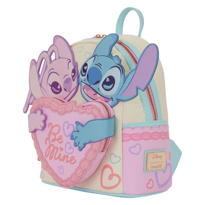 Loungefly Lilo & Stitch Stitch & Angel "Be Mine" Mini Backpack