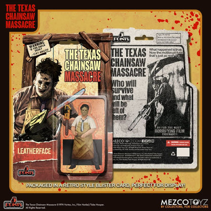 Mezco ToyZ The Texas Chainsaw Massacre (1974) Leatherface 3.75'' Figure