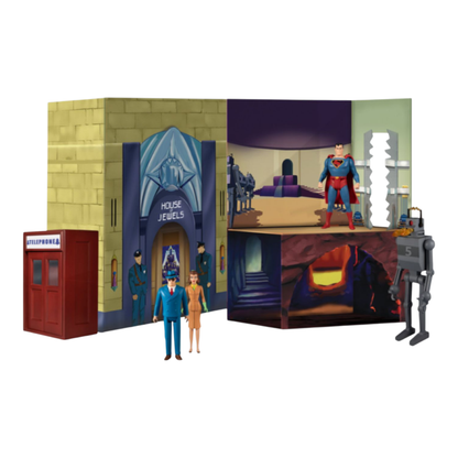 Mezco Toyz Superman The Animated Series Mechanical Monsters 5 Points Action Figure Deluxe Box Set