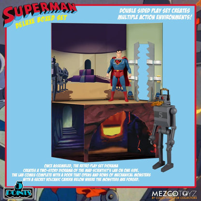 Mezco Toyz Superman The Animated Series Mechanical Monsters 5 Points Action Figure Deluxe Box Set