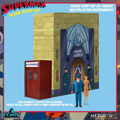 Mezco Toyz Superman The Animated Series Mechanical Monsters 5 Points Action Figure Deluxe Box Set