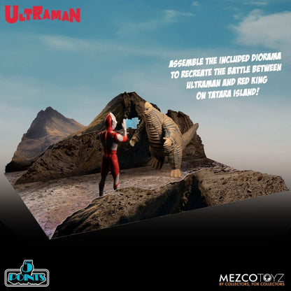 Mezco Toyz Ultraman Ultraman & Red King Boxed Set
