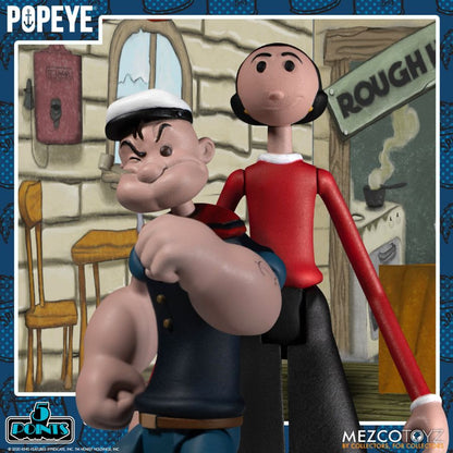Mezco Toyz Popeye 5 Points Deluxe Boxed Set