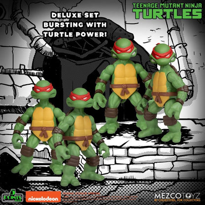 Mezco Toyz Teenage Mutant Ninja Turtles 5 Points Action Figure Deluxe Box Set