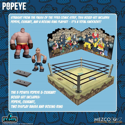 Mezco Toyz Popeye Popeye and Oxheart 5 Points Box Set
