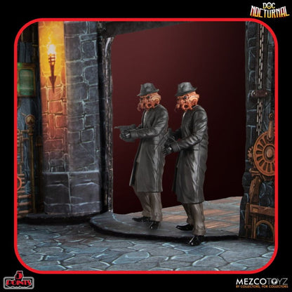 Mezco Toyz Rumble Society Doc Nocturnal Tower Playset
