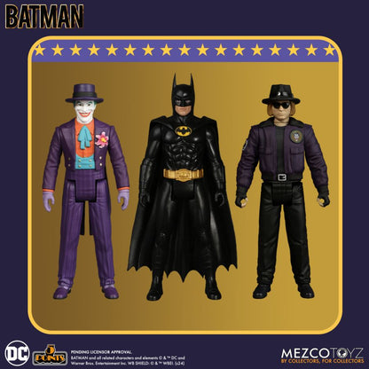 Mezco Toyz Batman (1989) 5 Points Figure Assortment