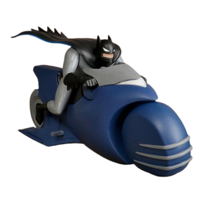 Mezco Toyz Batman: The Animated Series Series 2 Batman & Batcycle 5 Points Set