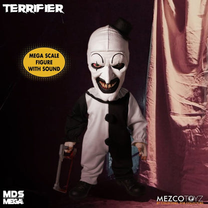 Mezco Toyz Terrifier Art The Clown 15'' Mega Figure