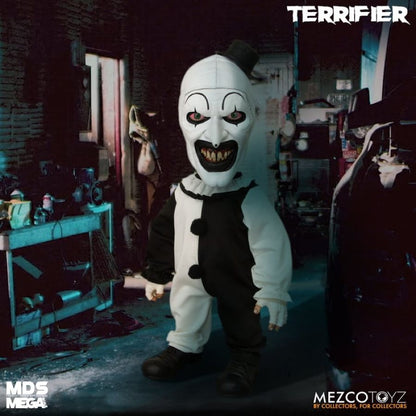 Mezco Toyz Terrifier Art The Clown 15'' Mega Figure