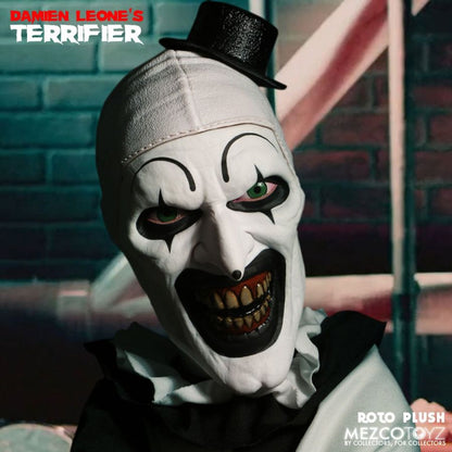 Mezco Toyz Terrifier Art The Clown 18'' Roto Plush