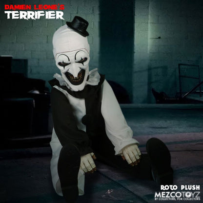 Mezco Toyz Terrifier Art The Clown 18'' Roto Plush