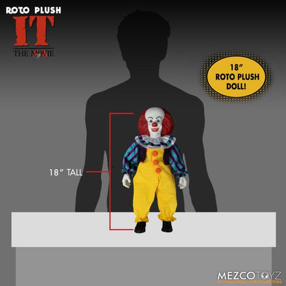 Mezco Toyz It (1990) Pennywise 18" Roto Plush