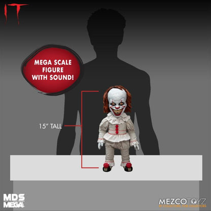 Mezco Toyz It (2017) Sinister Talking Pennywise 15" Figure